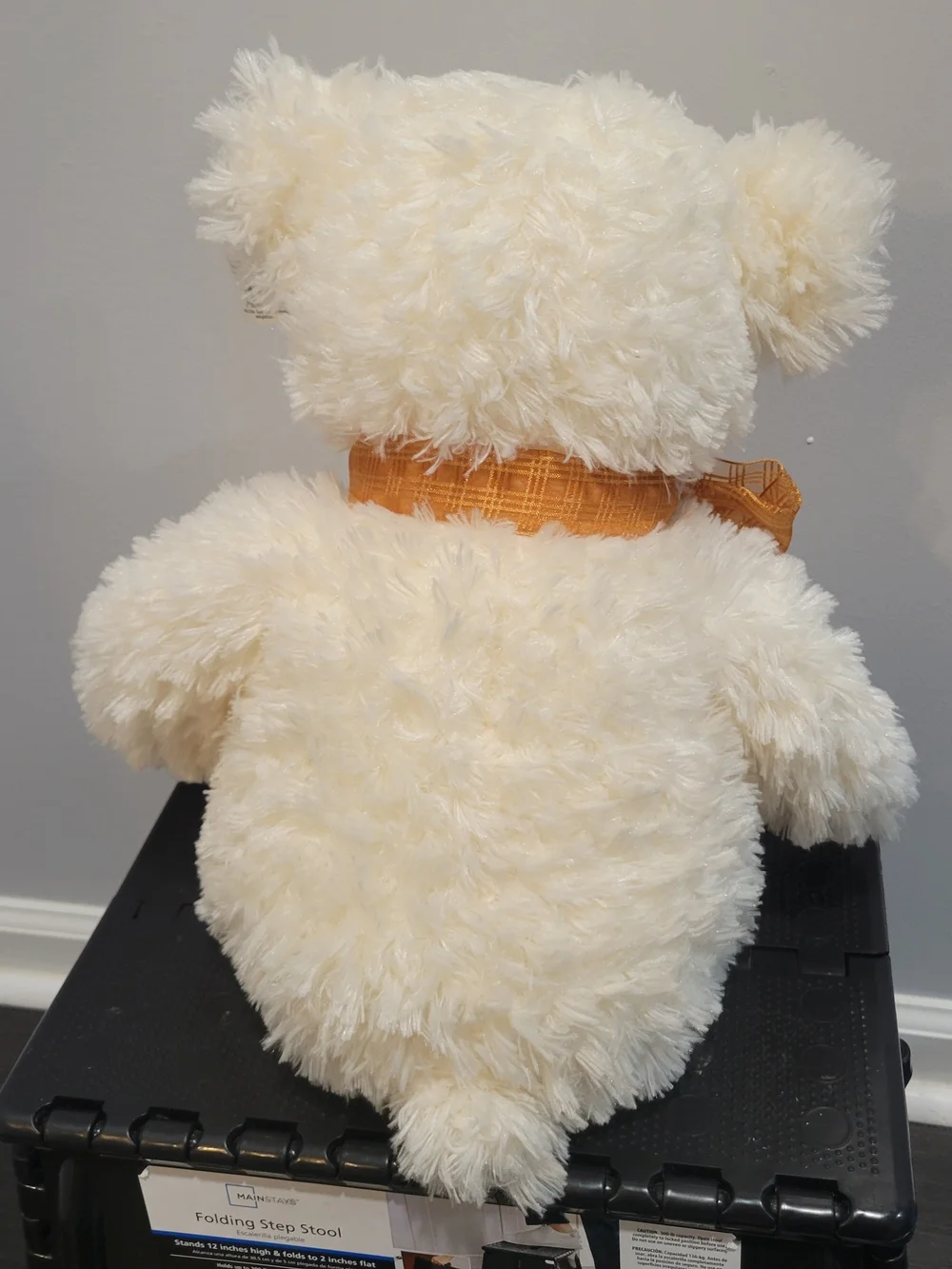 Gund plush cream